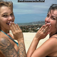 Sogra atriz pornô e Miss Bumbum! Namorada do filho de Andressa Urach expõe detalhes da relação entre elas: 'Não tenho...'