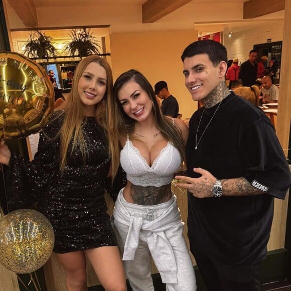 Andressa Urach e Gabi Ayala: 'Graças a Deus, é maravilhosa nossa relação, admiro demais a mulher que ela é!', disse a DJ