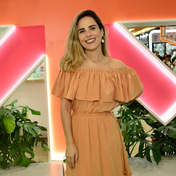 Wanessa Camargo e o filho José Marcus Buaiz estiveram na Feira Natural Tech no Expo Anhembi em São Paulo, nesta sexta-feira (14) 