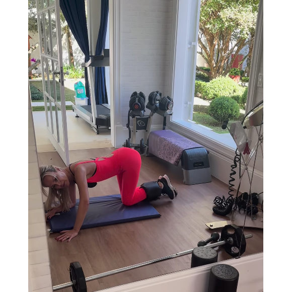 Na legenda, Eliana refletiu sobre a nova fase de sua vida e carreira: "Cuidando do corpo e da alma. Bora"