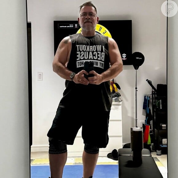 Leandro Hassum, que pesava 150 kg, chegou na faixa dos 85 quilos após a bariátrica