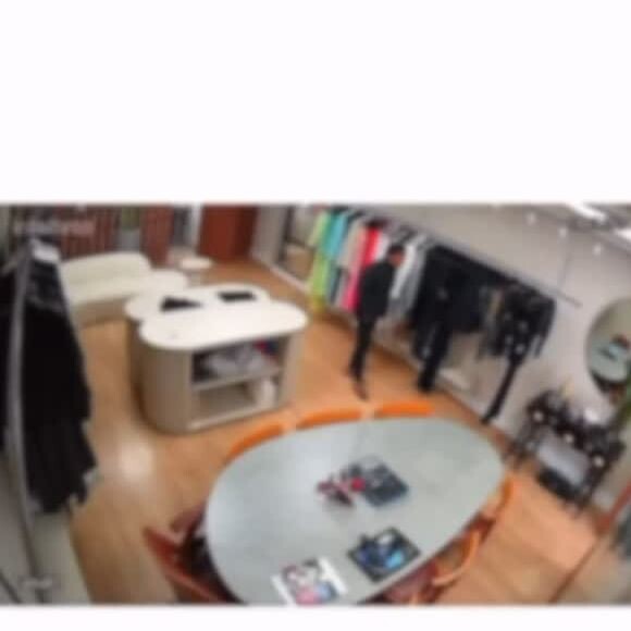 Flavia Pavanelli mostrou o invasor nas câmeras de segurança