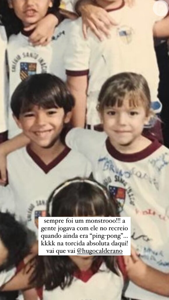 Alice Wegmann pegou muita gente de surpresa ao compartilhar uma foto ao lado do atleta no Instagram demonstrando sua torcida