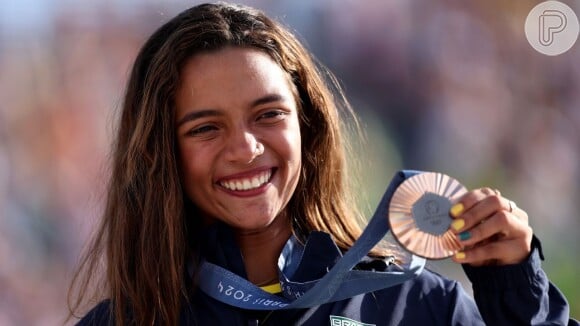 Rayssa Leal ganhou a medalha de bronze nos Jogos Olímpicos de Paris 2024