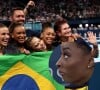 Reação de Simone Biles ao ver nota de Rebeca Andrade, medalhista olímpica por equipes, em aparelho; veja!