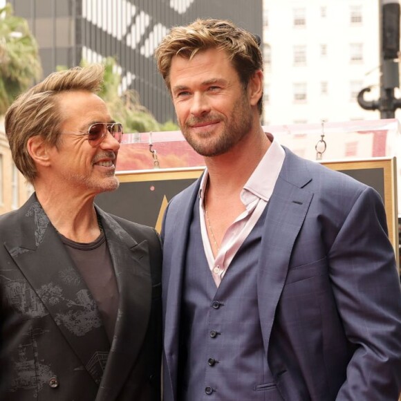 Robert Downey Jr. e Chris Hemsworth viveram o Homem de Ferro e Thor no Universo Marvel
