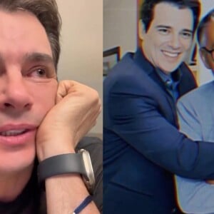 Celso Portiolli se emocionou ao fazer montagem com pai falecido por IA