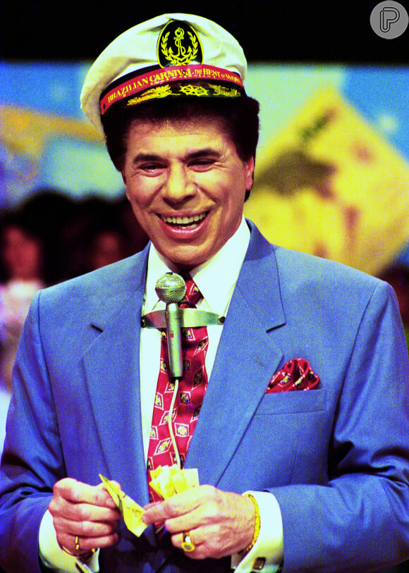 Silvio Santos em foto em abril de 1994 no programa 'Topa Tudo por Dinheiro'