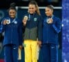 O que Simone Biles, Rebeca Andrade e Jordan Chiles tem em comum? Beyoncé marca vitória das medalhistas de solo das Olimpídas de Paris 2024