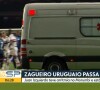 Jogador Izquierdo, do Nacional, deixou o MorumBis de ambulância, e vai passar por bateria de exames