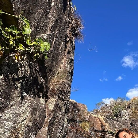 Na legenda, Giovana Cordeiro brincou com a possibilidade de mudar seu visual