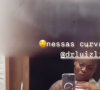 Jojo Todynho exibiu parte das pernas e do bumbum, destacou a nova cintura e celebrou: 'Babando nessas curvas'