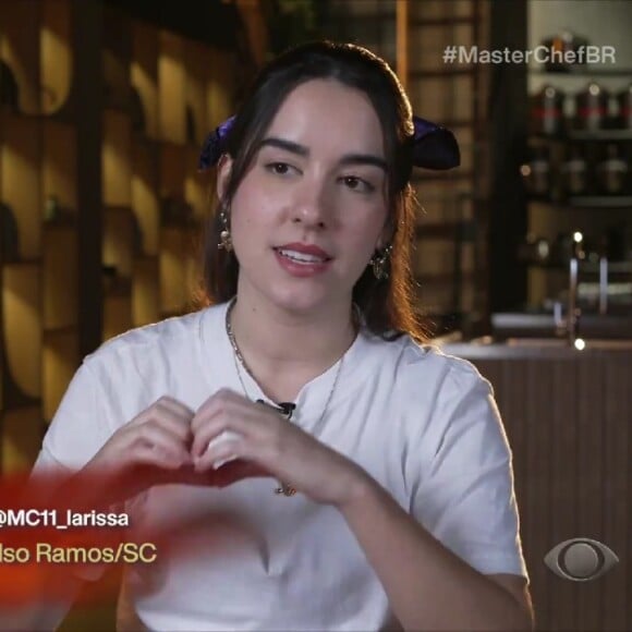 'MasterChef Brasil': Larissa voltou ao reality