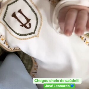 Virgínia Fonseca confirmou o nascimento de José Leonardo e mostrou a primeira foto do bebê