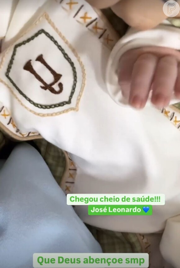 Virgínia Fonseca confirmou o nascimento de José Leonardo e mostrou a primeira foto do bebê