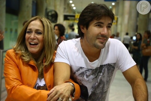 Susana Vieira e Sandro Pedroso se conheceram no Carnaval carioca em 2009
 