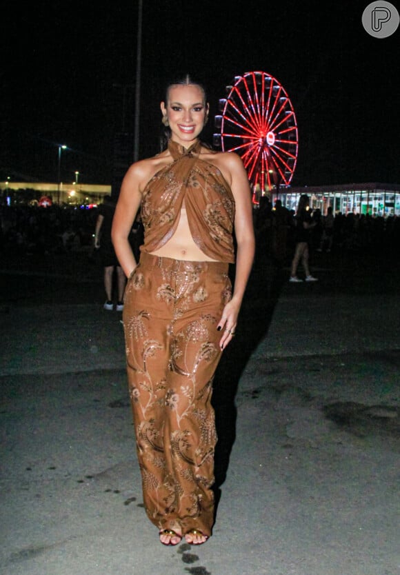 Rock in Rio 2024: a ex-BBB 24 Alane Dias mostrou muito estilo com este look belíssimo