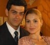 A vilã Cristina, em 'Alma Gêmea', também não dá uma trégua para Rafael e Serena, e também se casa com o botânico ao longo da novela.