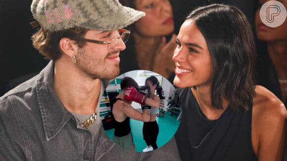 Bruna Marquezine e João Guilherme surgiram treinando juntos