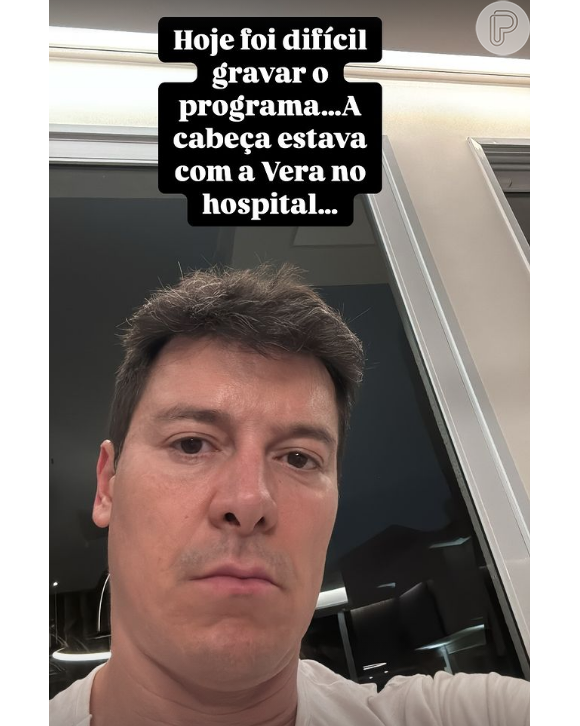 Rodrigo Faro deu alguns detalhes da internação da esposa em suas redes sociais