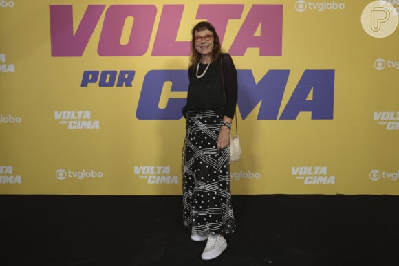 Iara Jamra na festa de lançamento da novela Volta por Cima