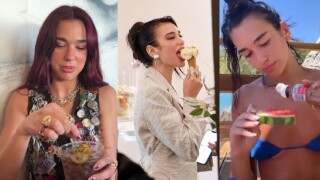 Nova 'MasterChef'? Dua Lipa choca internautas com receitas bizarras: de sorvete com azeite a refrigerante com picles e pimenta!