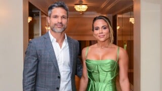 Mulher de Diego, do Flamengo, Bruna Leticia surpreende por corpo definido em look de festa na renovação de Teló e Thais Fersoza