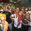 Cantora norte-americana Queen Latifah participa de ensaio de rua do Salgueiro, no Rio de Janeiro