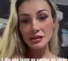 Andressa Urach mostra sardas tatuadas em seu rosto