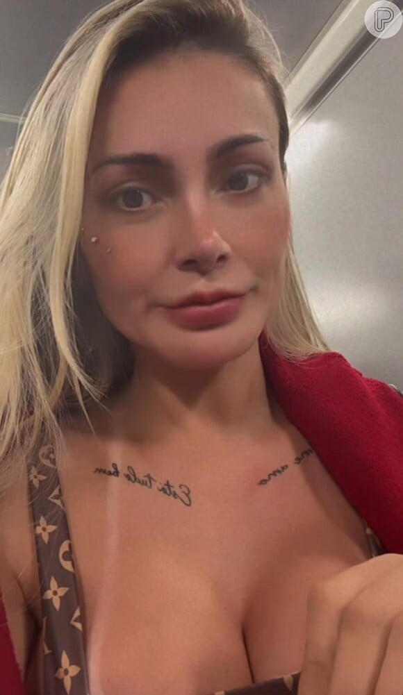 Andressa Urach relembrou história inusitada no Instagram nesta sexta-feira (8)