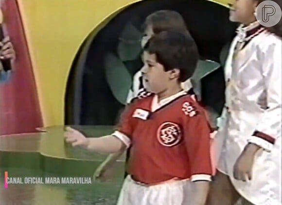 Tiago Abravanel foi ao programa de Mara Maravilha no SBT em 1993