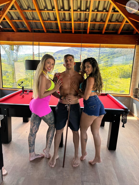 Pornô de Andressa Urach com o casal Fada Prazeres tem 'marmita de casal' como tema