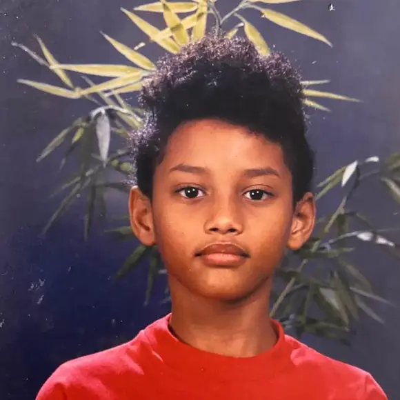 Taís Araujo em foto de criança: atriz trocou as passarelas pelas novelas da TV em 1995