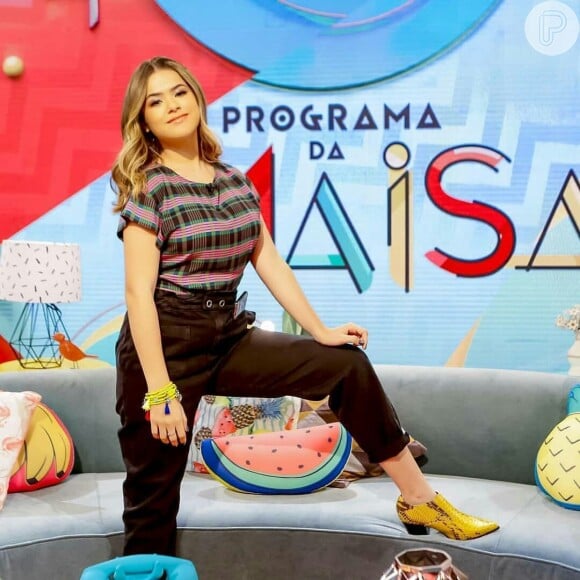 Maisa Silva ficou no SBT até 2020, quando encerrou seu contrato depois de comandar um programa próprio na emissora