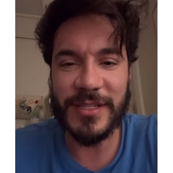 Neste sábado (30), Eliezer gravou uma sequência de stories em seu Instagram explicando o estado de saúde do filho