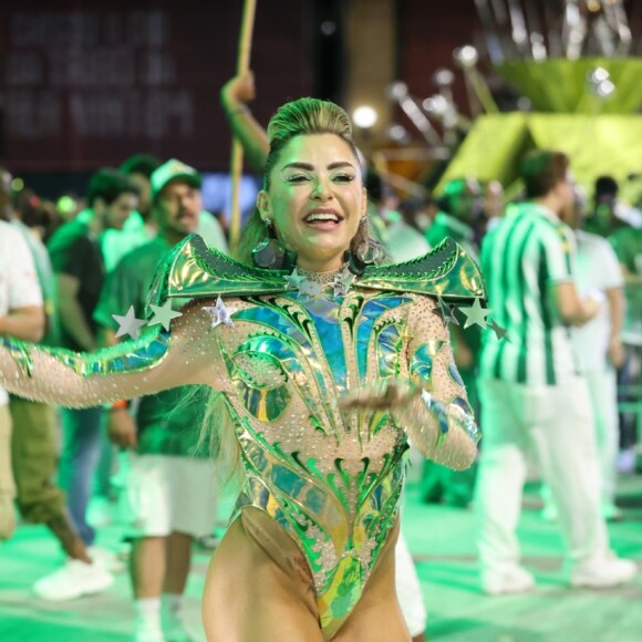 Fabíola Andrade é mulher de Rogério de Andrade, patrono da Mocidade - contraventor foi preso em 12 de outubro de 2024 e está agora em presídio do Mato Grosso do Sul