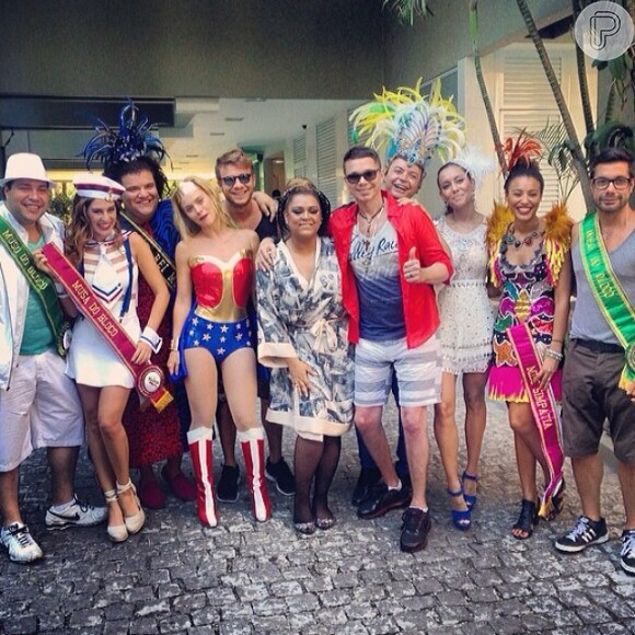 Em 2014, Fernanda Paes Leme se vestiu de marinheira para se divertir no Bloco da Preta