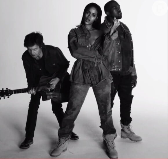 Rihanna, Kanye West e Paul McCartney aparecem juntos no clipe da música  'FourFiveSeconds'