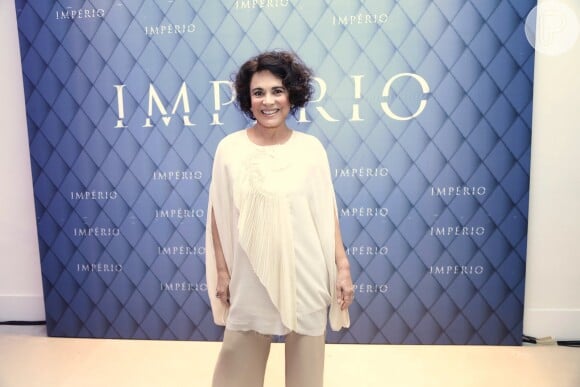 Regina Duarte atuou no início da novela 'Império', seu mais recente trabalho na Globo