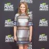 Kylie Minogue sorri no MTV Movie Awards 2013