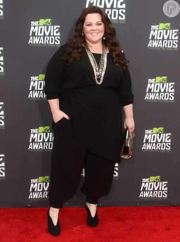 Melissa McCarthy marca presença no MTV Movie Awards 2013