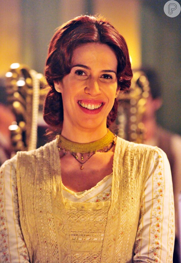 O último papel de Maria Clara Gueiros em novelas foi em 'Lado a Lado', em 2012
