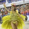 Bruna Bruno se despede do posto de rainha de bateria da União da Ilha neste Carnaval