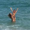 Rafaella Justus também aproveitou a temporada de férias com a mãe, Ticiane Pinheiro, com um belo banho de praia