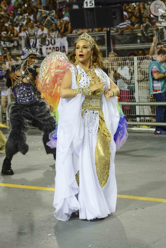 Maria Rita foi um dos destaques do desfile da Vai-Vai