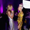 Sia engatou uma conversa com a modelo Heidi Klum durante a festa pós-Oscar promovida por Elton John e a sua instituição de combate e prevenção à AIDS