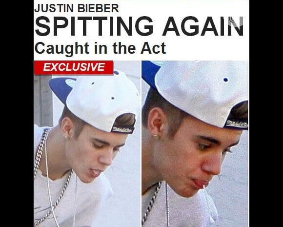 Que feio, Justin! O cantor foi flagrado cuspindo em fãs que o aguardavam na entrada de um hotel em Toronto, no Canadá, em 2013. Desprotegidas, as meninas viraram alvo da 'brincadeira' do ídolo