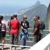 Jane Fonda curte o visual do Rio de Janeiro em 29/11/2012