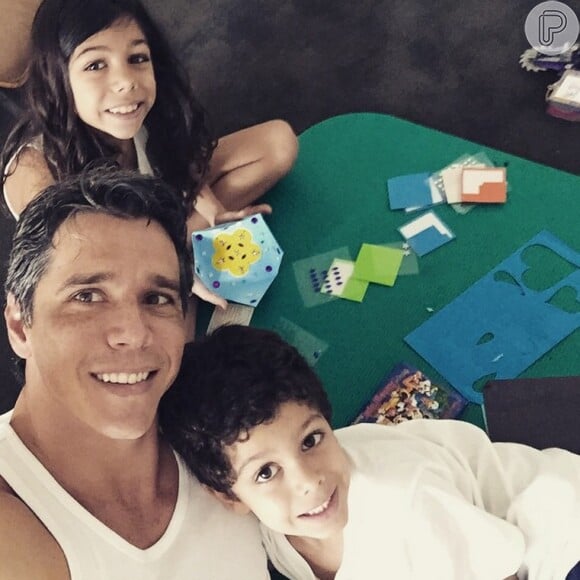 Márcio Garcia tem quatro filhos