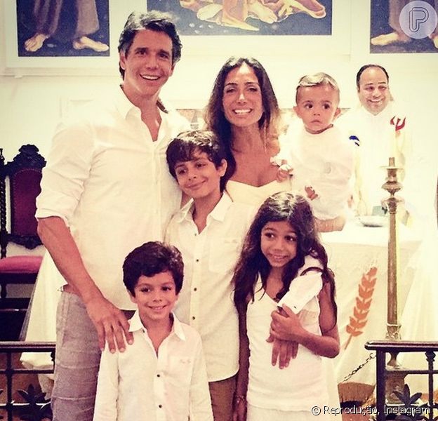 Marcio Garcia Batiza O Filho Cacula Joao Em Igreja Do Rio Dia Magico Purepeople